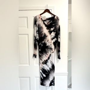 Brightly Twisted long dress size M/L multi colored